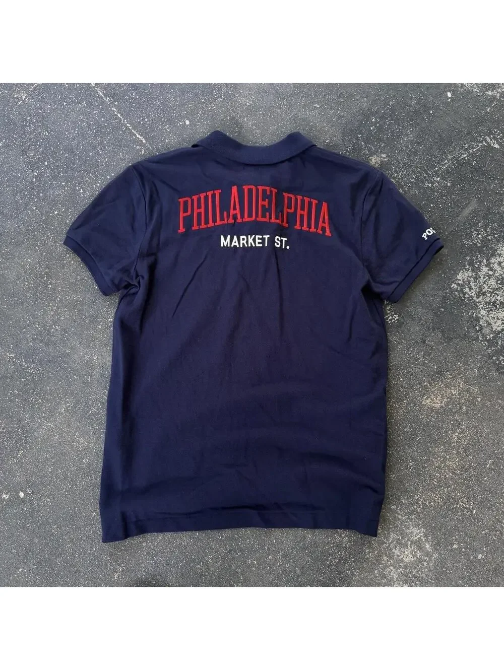 Y2K Polo Ralph Lauren Philadelphia Market St Collar Shirt